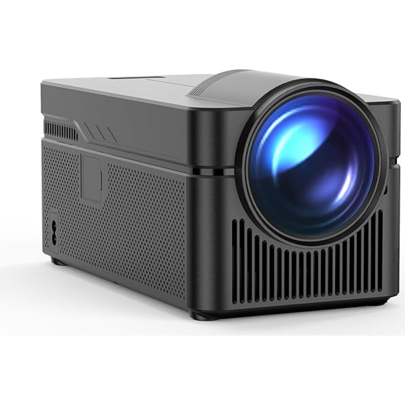 [Netflix Licensed] HY450 NTV Smart Projector, Native 1080P 700ANSI 4K Projector, Portable Car Keystone Projector for Car Offset with WiFi BT Voice Remote Control, Ultra Short Throw Video Projector