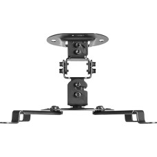 AISENS - CP03TSR-127 - Universal Projector Ceiling Mount 13.5 kg - Black