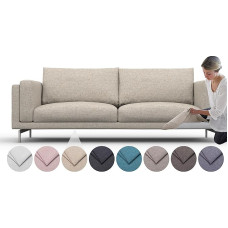 comfortly NOCKEBY 3 vietų sofos dangtelis pakeitimo Slipcover Heavy Duty 7 dalių Pet ir dėmių atsparus patvarus Nano Tech audinys lengva valyti ir pakeisti