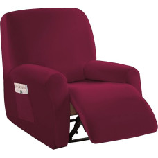 Jianyana - aksomo nugaros apsauga, 1 sėdimos vietos tempimo kėdės užvalkalas, minkšti sofos užvalkalai, spandekso baldų apsaugai, fotelio užvalkalas, 4 dalys