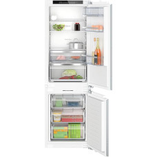 NEFF KI7863DD0 Einbau-Kühl-Gefrier-Kombination N70, einbaufähige Kühlkombination mit Gefrierbereich unten, 177,2x55,8 cm, 184L Kühlen, 76L Gefrieren, NoFrost, Eco Air Flow, SoftClose