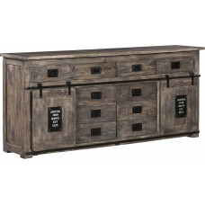 MASSIVMOEBEL24.DE Geležinkelio komoda Mango dydžiai, spalva: Dydis: 200 x 45 x 90 cm (plotis x gylis x aukštis)