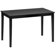 Julian Bowen Hudson valgomojo stalas, juodas, aukštis: 76, plotis: 114, gylis: 65 cm