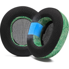 WC Freeze Nova Pro Wireless - Cooling Gel Ear Pads for Steelseries Arctis Nova Pro Wireless by Wicked Cushions (Not Pro Wired), Improved Durability | Emerald Tide