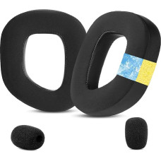 TaiZiChangQin Replacement Ear Pads Compatible with Corsair HS80 Max HS80 USB Wired HS80 RGB Wireless Gaming Headphones Cooling Gel Microphone Foam