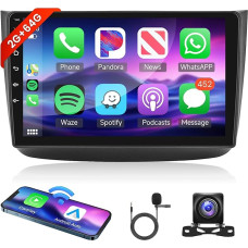 2G + 64G Wireless Carplay Android 13 Automobilinis radijas 2 DIN Mercedes Benz Viano 2004-2011/Vito 2010-2015 10 colių automobilinis radijas su Android automobiline navigacija GPS WiFi Mirror Link Bluetooth FM/RDS/DAB/SWC gale