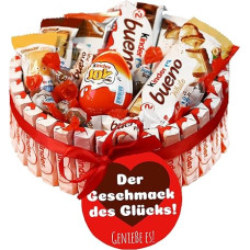 Onza Children's Chocolate Candy Gift Basket - The Perfect Surprise with an Original Chocolate Mix: Children's Surprise Egg Joy, Kinder Bueno. Chocolate to Give as a Gift