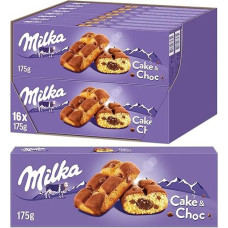 Milka Cake & Choc 16 x 175g - Alpių pieno mini pyragėliai - supakuoti į atskiras pakuotes