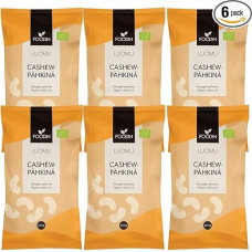 FOODIN Organic Cashew Nuts, 3 kg, Cashew Nuts, Excellent Source of Protein and Unsaturated Fats, 100% Organic, Gluten-Free and Vegan (6 x 500 g)