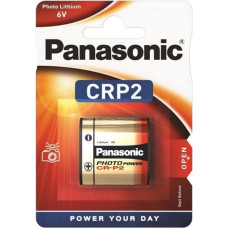 Panasonic CRP2P-Batterie für Kameras, Lithium-Batterie, 1300 mAh, 6 V, CR-P2, DL223A, 36 x 19,5 x 34 mm, Gewicht: 37 g, CRP2P DL223A CR-P2 K223LA EL223AP PC223 5024LC CR17-33 CRP2S PC223A VL223, Zubehör für den Einzelhandel
