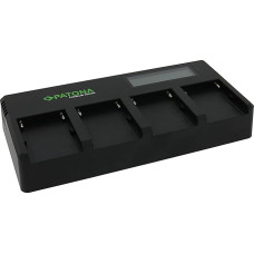 PATONA 1703 Premium (2A) Turbo Charger NP-F550 NP-F570 NP-F970 NP-F990 etc. (4-Channel Speed Charger)