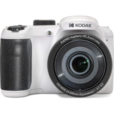 KODAK PIXPRO Astro Zoom AZ255-WH 16 MP skaitmeninis fotoaparatas su 25 kartų optiniu priartinimu, 24 mm plačiu kampu, 1080P Full HD vaizdo įrašu ir 3 colių LCD ekranu - baltas