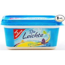 Gut & Günstig The Light Half Fat Margarine, Pack of 8 (8 x 500 g)