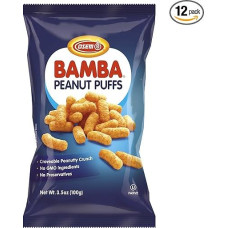 Osem Bamba Snack, žemės riešutai, 3,5 uncijos (12 vnt.)