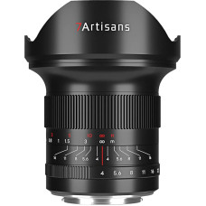 7artisans 15 mm F4 didelės diafragmos pilno kadro objektyvas, suderinamas su 