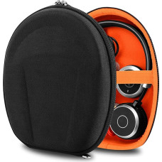 Geekria Shield Headphone Case Replacement Hard Case Travel Bag (Black)