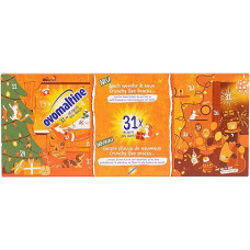 Ovomaltine Advent Calendar 2024 with 31 x Crunchy Minis - Christmas Calendar for Children, Women and Men with Real Swiss Milk Chocolate, Sustainable