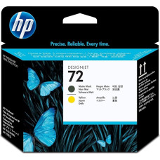HP 72 Matte Black and Yellow DesignJet Printhead (C9384A)