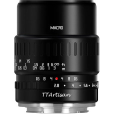 TTArtisan 40 mm F2.8 APS-C makroobjektyvas vabzdžiams, juvelyriniams dirbiniams, portretams, natiurmortams, suderinamas su 