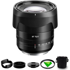 TTArtisan 75 mm F2 automatinio fokusavimo pilno formato STM pagrindinis objektyvas, skirtas 