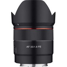 Samyang 35 mm F1.8 automatinio fokusavimo kompaktiškas pilno kadro plačiakampis objektyvas Sony E-Mount juodas (SYIO3518-E)