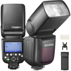 Godox TT685II-S Thinklite E-TTL fotoaparato blykstė, Speedlite GN60, 2.4G belaidis perdavimas, TCM funkcija, HSS 1/8000 s, suderinama su 