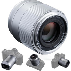 TTArtisan 56 mm F1.8 objektyvas, skirtas Z laikikliui su automatinio fokusavimo objektyvu APS-C kadro fotoaparatams ZFC Z50 Z5 Z6 Z6II Z7 Z7II Z9. (sidabrinis)