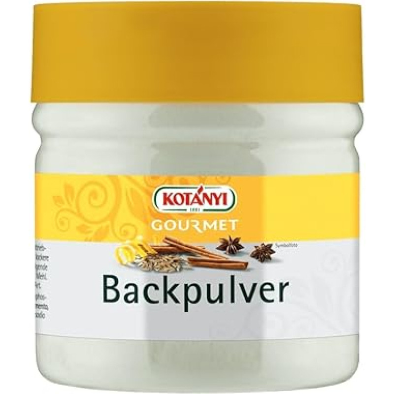 Kotanyi Gourmet Baking Powder, Tasteless, 400 cc, 290 g