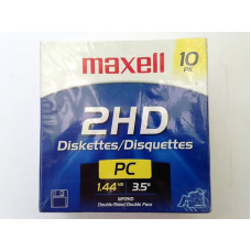 Maxell - Floppy Disk - 1.44 MB - PC - storage media (pack of 10 )