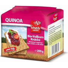 Linea Natura Organic Quinoa Whole Grain Crispbread, Baked Without Yeast, Organic, 200 g