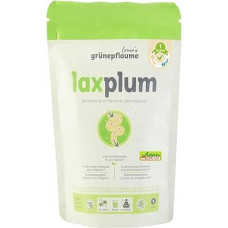 Laxplum Rauginta žalioji slyva. (Išsamesnės informacijos rasite produkto informacijoje) Kasdienis gyvenimas, kelionės, pasninkas. Natūralu, paprasta, skanu. (9 vnt. pakuotėje)