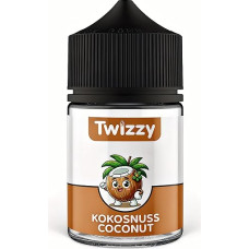 Twizzy Coconut Food Flavouring, 60 ml, Intense Aroma - Ideal for Baking, Food & Drinks, Also for Nebulisers, Mist Machines, etc