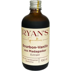 Ryan's Specialties Premium Bourbon Vanilla Extract from Madagascar, High-Quality Bourbon Vanilla Extract in Organic Quality, Alcohol-free, 100% Natural, Creamy Soft Vanilla Flavour