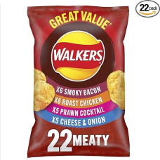 Walkers Fleisch, 22 x 25 g, rot