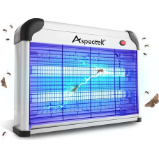 ASPECTEK Insektenvernichter Elektrisch, Mückenlampe 2800V mit 20W UV-Lampe, Antimosquitos, Elektrische Fliegenfalle für Mücken, Motten und Fliegen