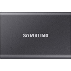 Samsung Portable SSD T7 2TB USB 3.2 Gen.2 1050 MB/s Read 1000 MB/s Write External SSD Hard Drive for Mac, PC, Smartphone and Game Console, Grey, MU-PC2T0T/WW
