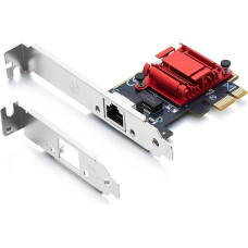 10Gtek Intel I210 Chip Gigabit Ethernet/Network Card (NIC), Single Copper RJ45 Port, PCI Express 2.1 X1, Same as I210-T1