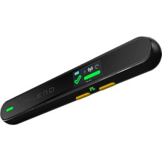 EMF Detector Rechargeable Radio Frequency Electromagnetic Field Radiation Meter 4-in-1 Handheld Digital Cell Phone 5g Detector with Dosimeter Mobile and WiFi Signal Strength Meter (Black)