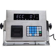 Wägezelle D2008 Skaitmeninės sunkvežimių svarstyklės Wiegeanzeige Edelstahl mit Drucker RS485 Präzise Messungen durch diese Waage(With Printer)