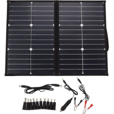 CHEOTIME nešiojamas saulės baterijos skydelis, 18 V polikristalinis silicis, saulės baterijos sulankstomas krepšys, saulės baterijos dėklas, lauko saulės įkroviklis, skirtas lauko stovyklavimui ir kelionėms