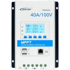 EPEVER Triron 4210N MPPT saulės energijos įkrovos valdiklis 40 A, automatinis aptikimas 12/24 V maks. PV įėjimo įtampa 100 V