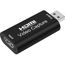 Keyohome HDMI Video Capture Card USB 2.0 1080P Recorder USB, Game Capture Card USB, Game Capture, 4K Display Port to HDMI Adapter, Record and Share, Low Latency Technology USB