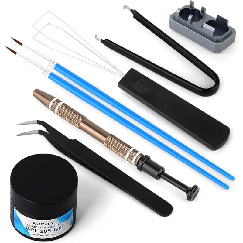 RUNJRX KEYBOARD Lube Kit GPL 205G0 0.53oz/15g for Mechanical Keyboard Lube, Switch Opener for MX Kailh Gateron Switch,Keyboard Tools with Keycap Puller