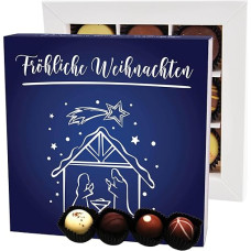 Hallingers Merry Christmas L - gamyba Šokoladas Kalėdinė dovana rankų darbo be alkoholio iš kokybiško kakavos šokolado (dėžutė) - Velykų dovanos Velykų krepšelis Velykų kiaušiniai ir Velykų dekoracijos |