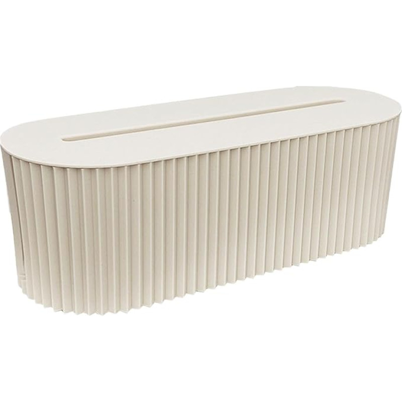 Kabelių valdymo dėžutė su dangčiu, kabelių valdymo dėžutė, kabelių valdymo organizavimo dėžutė, kištukinių lizdų dėžutė, kabelių surinkimo dėžutė, skirta kabelių maitinimo juostelėms, 33 x 13 x 12 cm (Reakcinė pav.)