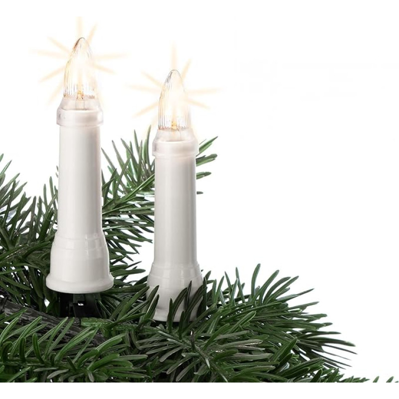 Hellum Rippled Candle Indoor Fairy Lights in Various Designs