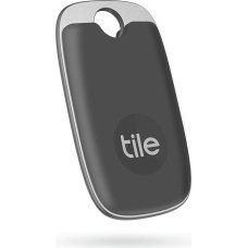 Tile Pro (2022) Bluetooth Key Finder, Pack of 1, 120 m Range, Includes Community Search Function, iOS and Android App, Compatible with Alexa and Google Home, Grey