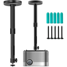 PRITOK Universal Projector Mount: Projector Mount with 5 Expansion Screws, Projector Ceiling Mount, Ceiling Wall Mount for Projector, Wall Ceiling Mount, Suitable for Wall Mounting