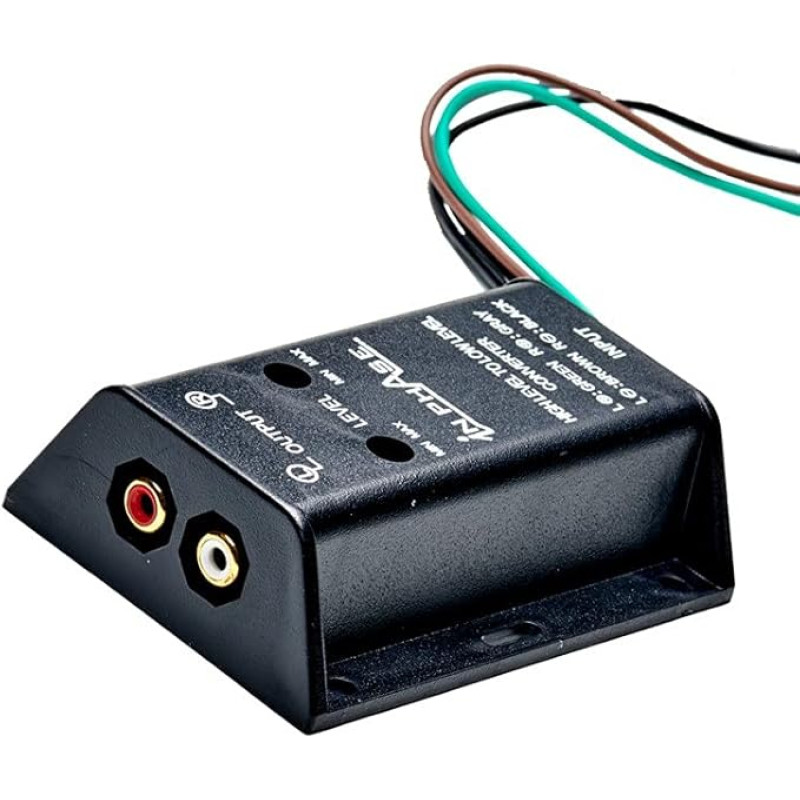 In Phase SRCA-Pro Speaker Level to RCA Converter