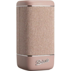 Roberts Beacon 325 Bluetooth Speaker - Portable Rechargeable 12 Hours Running Time Two Passive Bass Radiators Vintage Design Bluetooth Streaming Aux Input Dark Pink
